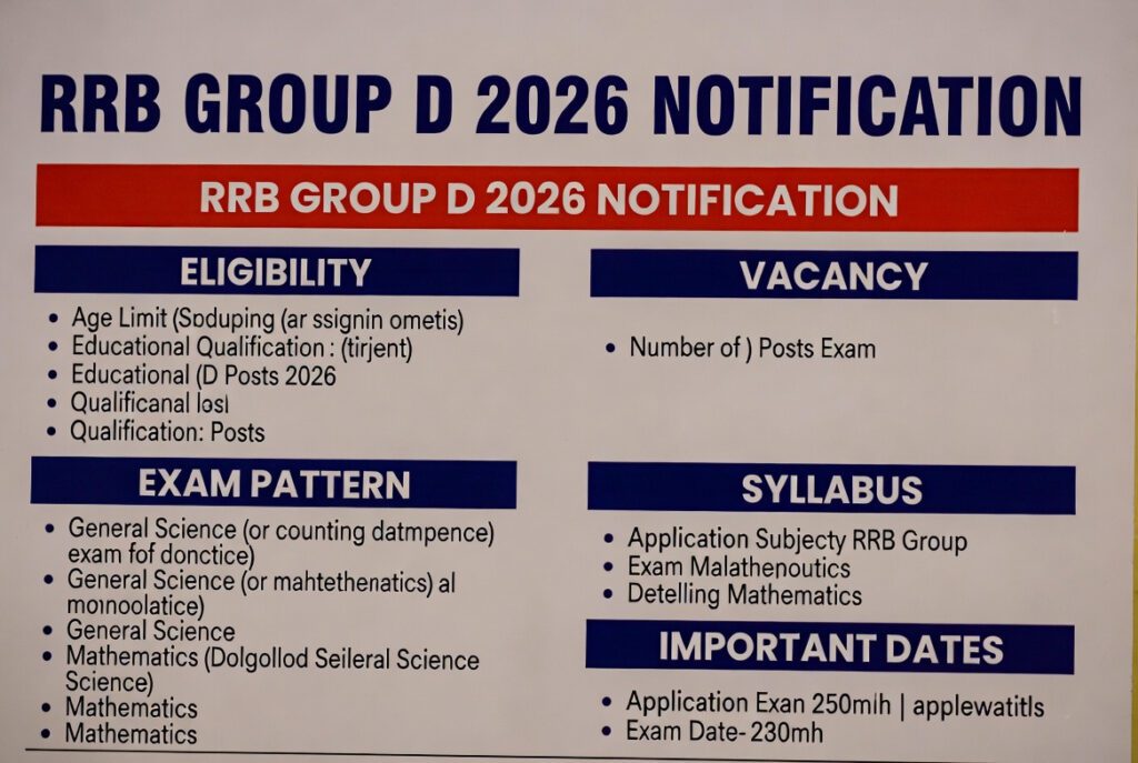 RRB Group D 2026 Notification – Complete Guide