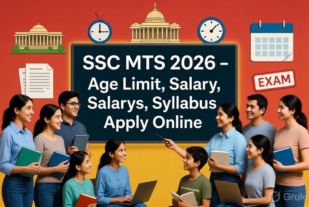 SSC MTS 2026 Notification: Age Limit, Salary, Syllabus, Apply Online Full Details