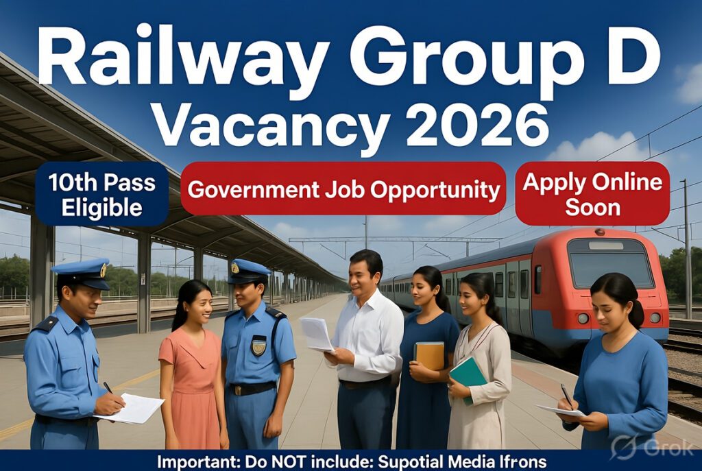 railway group d vacancy 2026