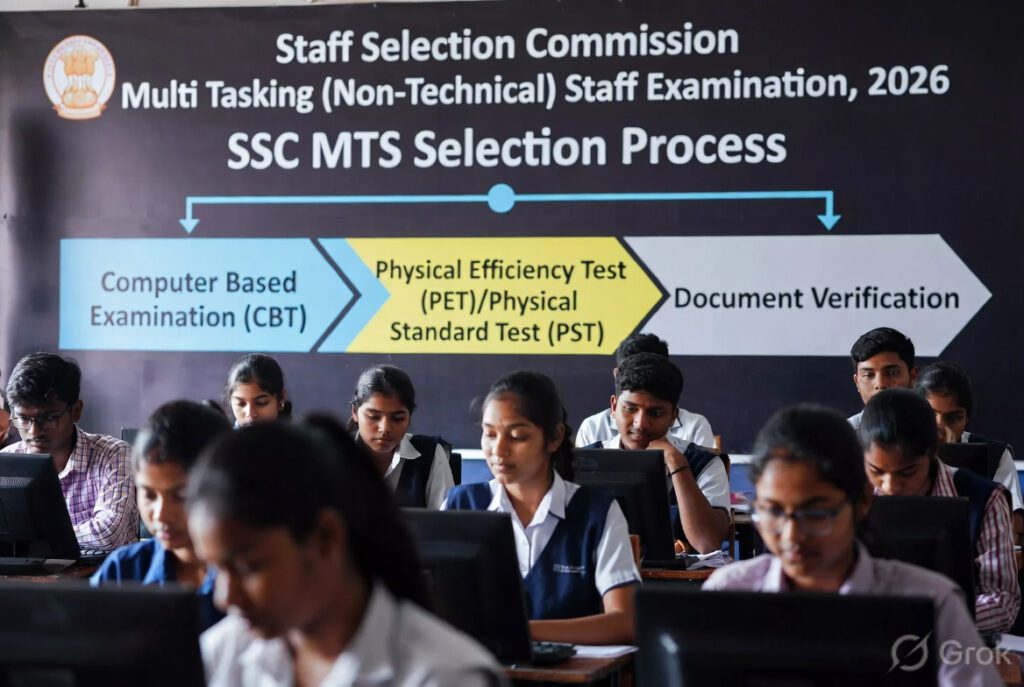 SSC MTS Selection Process 2026