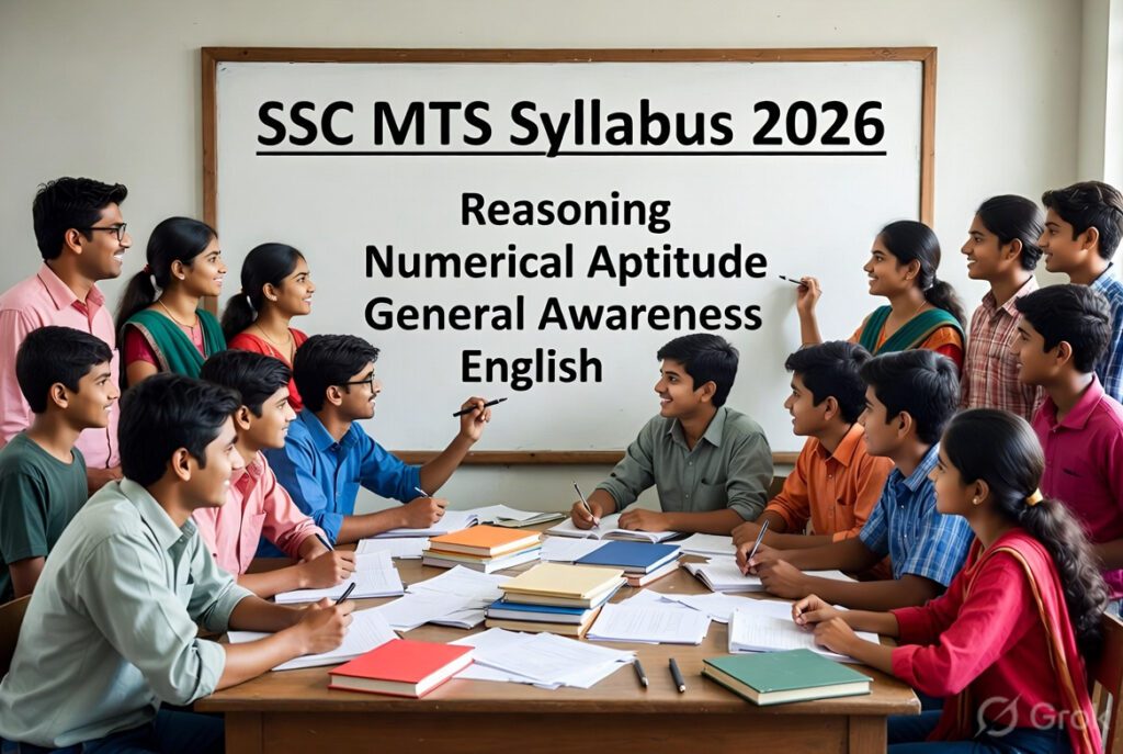 SSC MTS Syllabus 2026