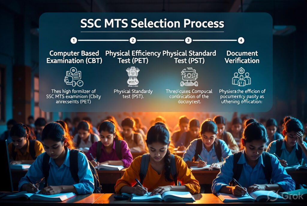 SSC MTS Selection Process 2026