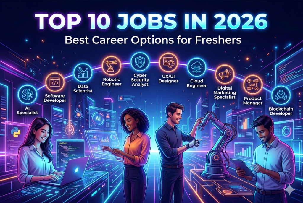 Jobs for Freshers 2026