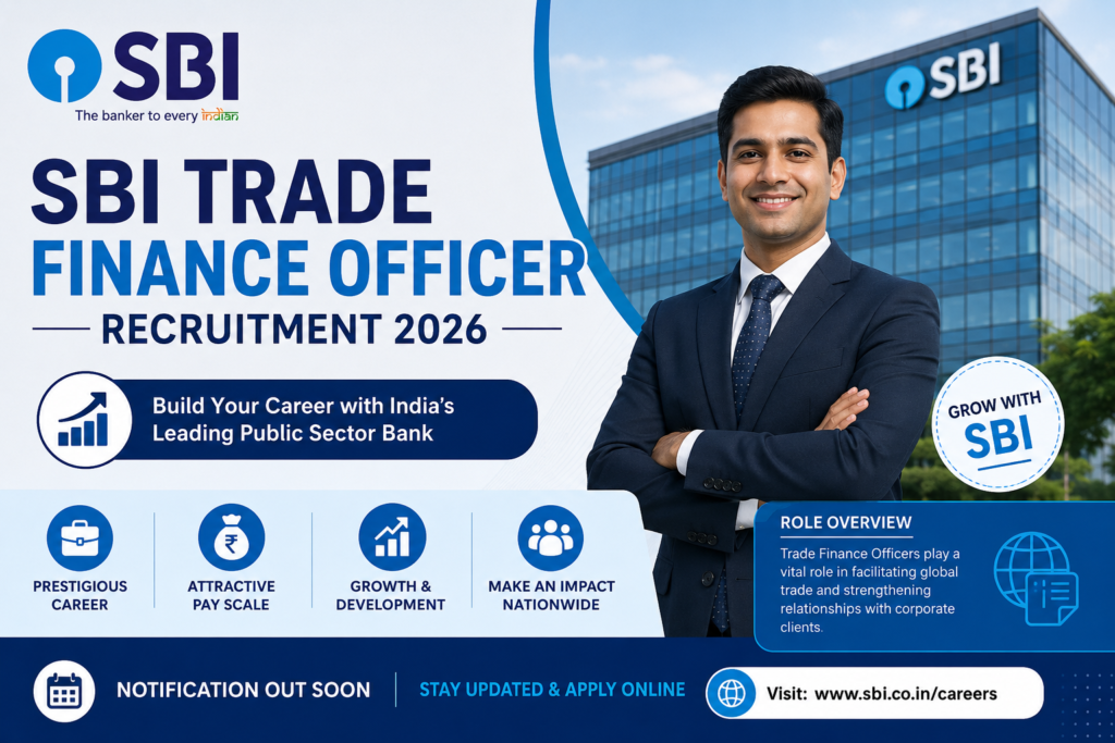 SBI Trade Finance Officer Recruitment 2026