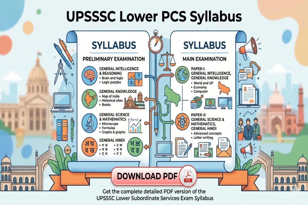 UPSSSC Lower PCS Syllabus