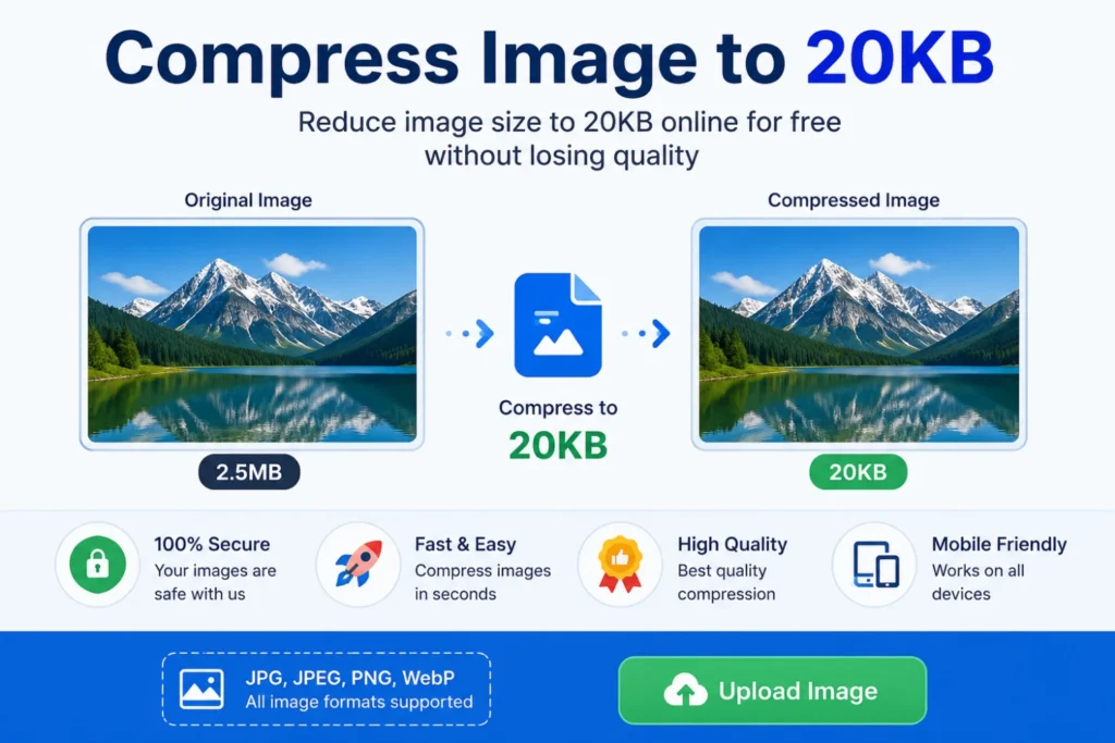 Compress Image to 20KB